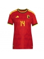 Ženske Nogometnih dresov Belgija Dodi Lukebakio #14 Domači SP 2026 Kratki rokavi Ženske Nogometnih dresov Belgija Dodi Lukebakio #14 Domači SP 2026 Kratki rokavi